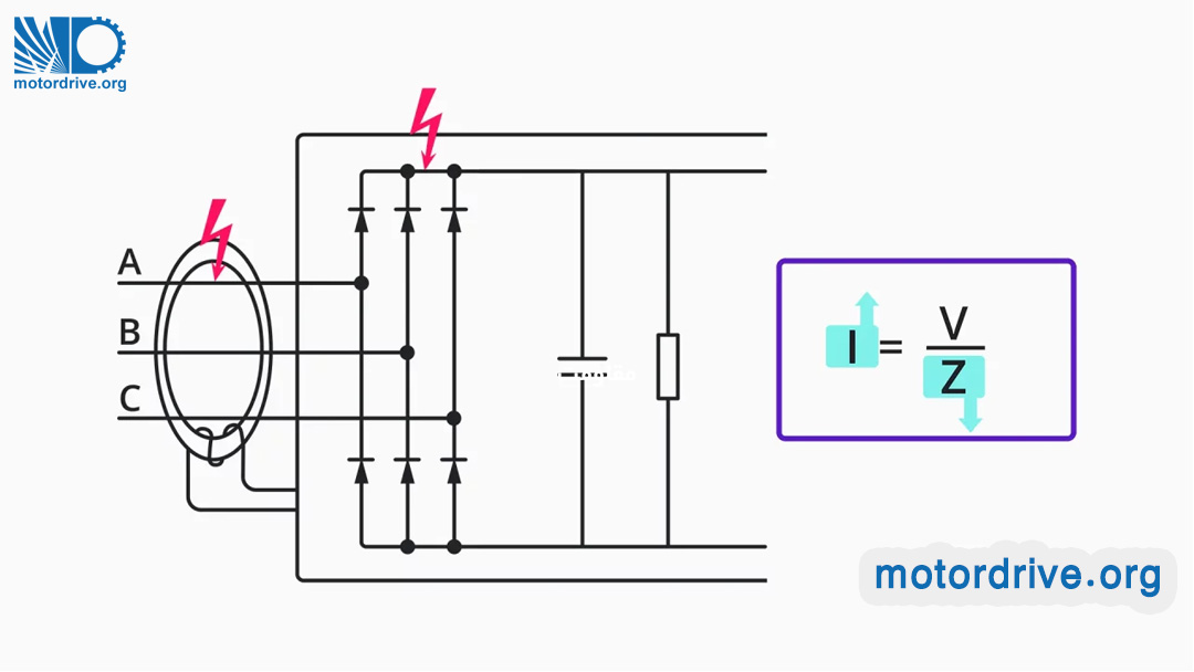 نرخ شارژ خازن های باس