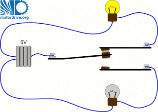 جفت کنتاکت در کنترل لامپها